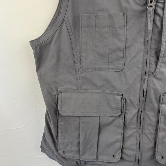 Duluth Heirloom Gardening Utility Cargo Vest in Charcoal Gray Size XL #14752 - Picture 6 of 12